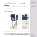 Verstelleinheit (XYZC – Verstellung)